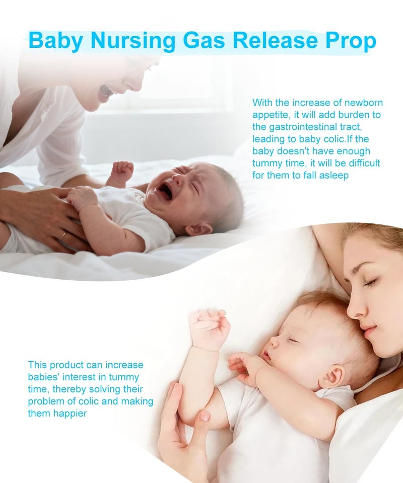 CreateBay Store Nursing Reflux Prop for Infant,Baby Colic & Gas Relief,Memory Foam Nursery Support for Newborns Washable Removable Cover,Baby Tummy Time Prop for Neck and Shoulder Strength Growth - Image 5